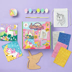 Unicorn Craft Kit | Mosaic, Painting & Knotting Art | 3 in 1 Personalized Design | Age: 5+ Years