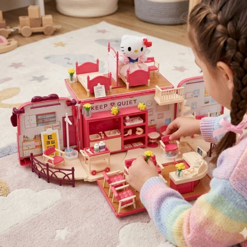 2-in-1 Convertible School Bus Playset, Ages 3+ Years