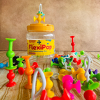 Open Ended FlexiPop Suction Construction Fun – 37 Pieces