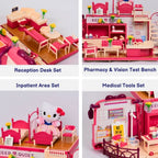 2-in-1 Convertible School Bus Playset, Ages 3+ Years