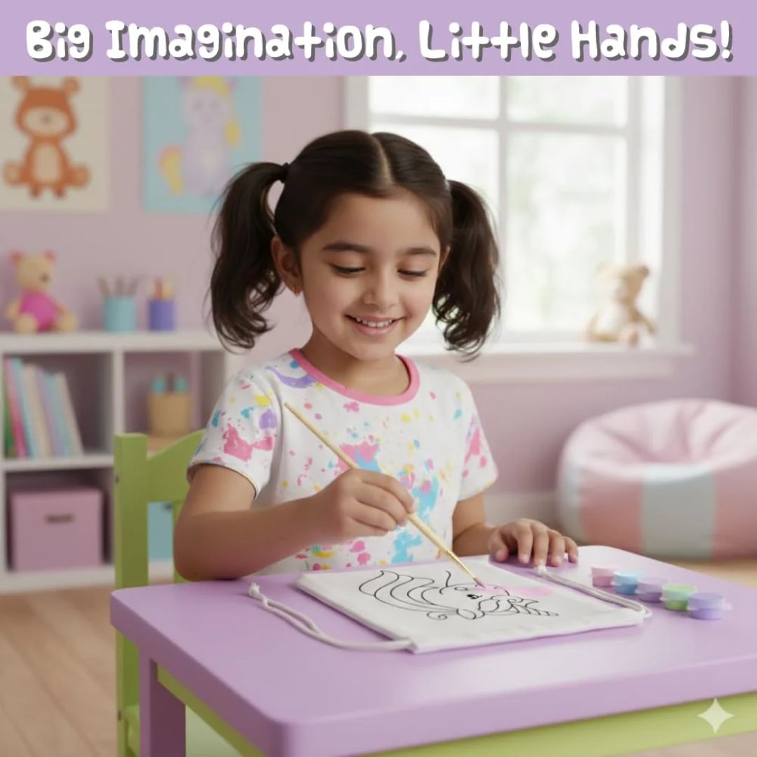 Unicorn Craft Kit | Mosaic, Painting & Knotting Art | 3 in 1 Personalized Design | Age: 5+ Years