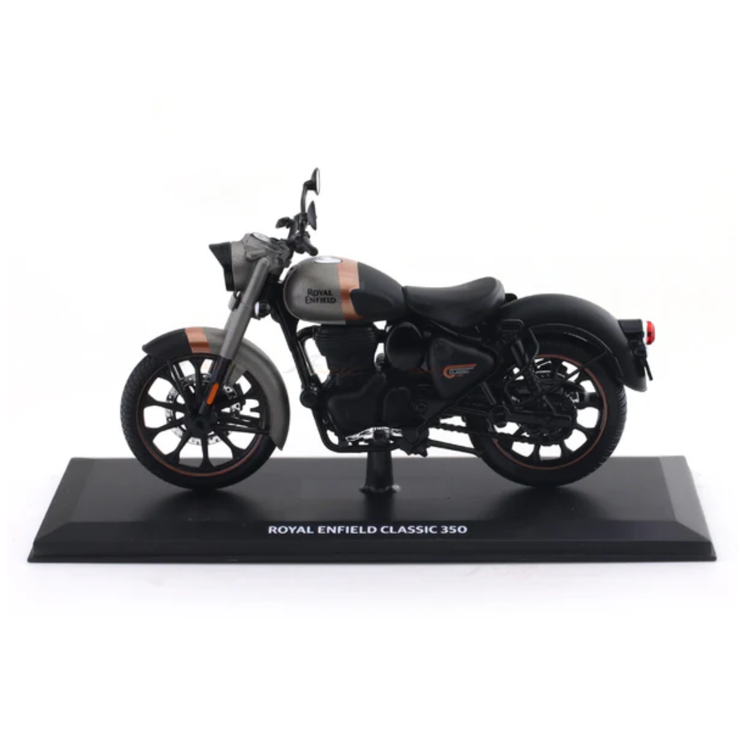 Royal Enfield Classic 350 Gun Grey 1:12 Maisto licensed diecast scale model bike