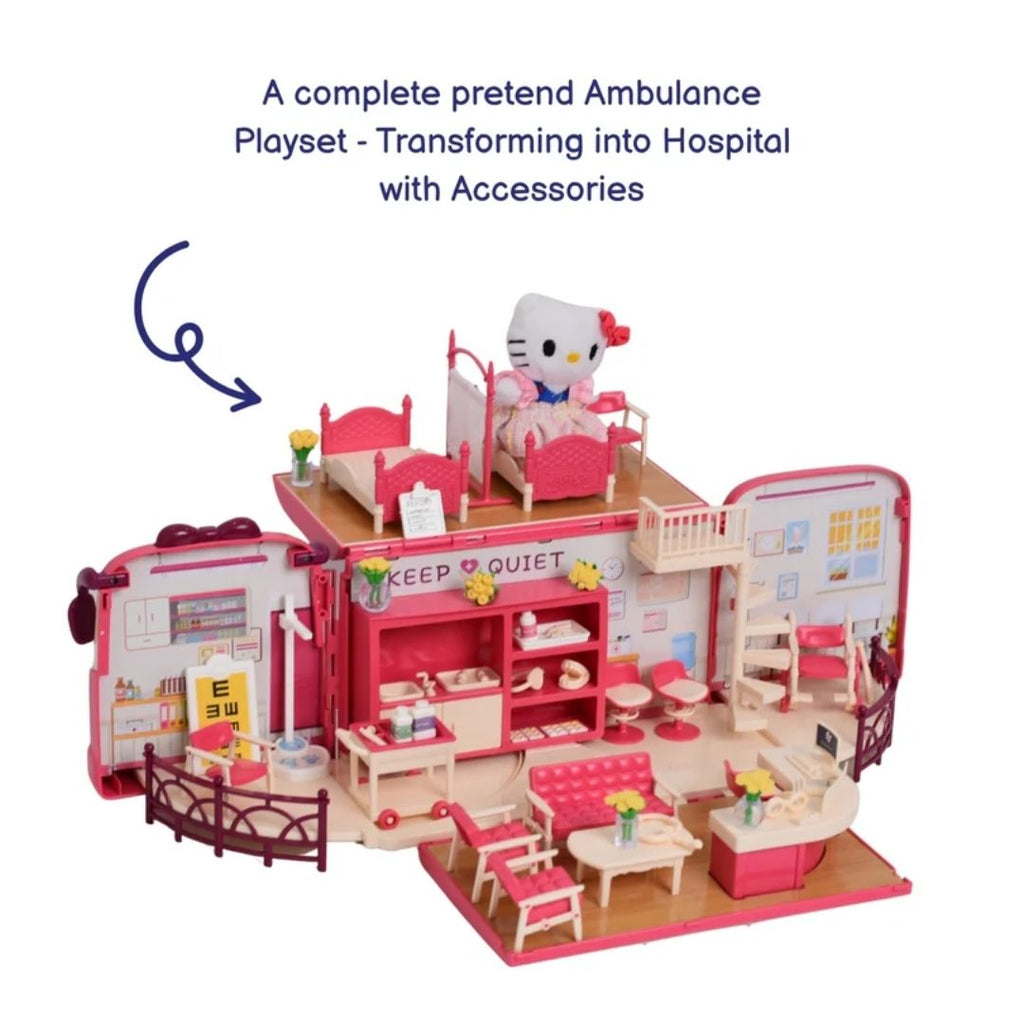 2-in-1 Convertible School Bus Playset, Ages 3+ Years