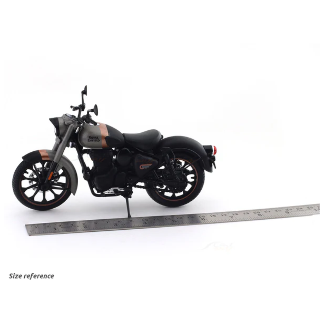 Royal Enfield Classic 350 Gun Grey 1:12 Maisto licensed diecast scale model bike