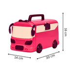 2-in-1 Convertible School Bus Playset, Ages 3+ Years