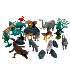 Open Ended Wild Animals Playset - 30 Pcs