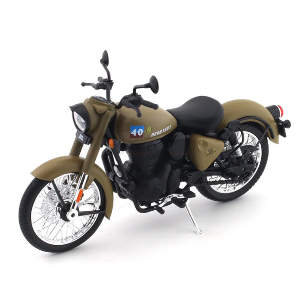 Royal Enfield Classic 350 Signals Sandstorm 1:12 Maisto licensed diecast scale model bike collectible