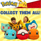 Franco Pokemon Bulbasaur Anime Bedding Super Soft Plush Decorative Pillow, One Size, (Officially Licensed Product)