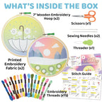 Scenic Embroidery Kit | Stitching & Sewing Art | Home Decor | Age: 10+ Years