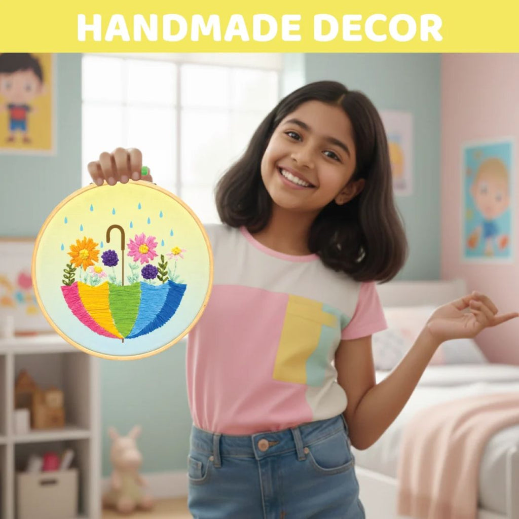Scenic Embroidery Kit | Stitching & Sewing Art | Home Decor | Age: 10+ Years