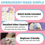 Scenic Embroidery Kit | Stitching & Sewing Art | Home Decor | Age: 10+ Years