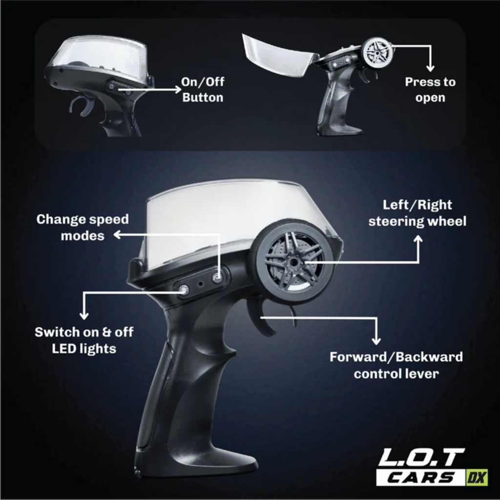 L.O.T Cars Dash - 1:64 Scale Mini RC Car