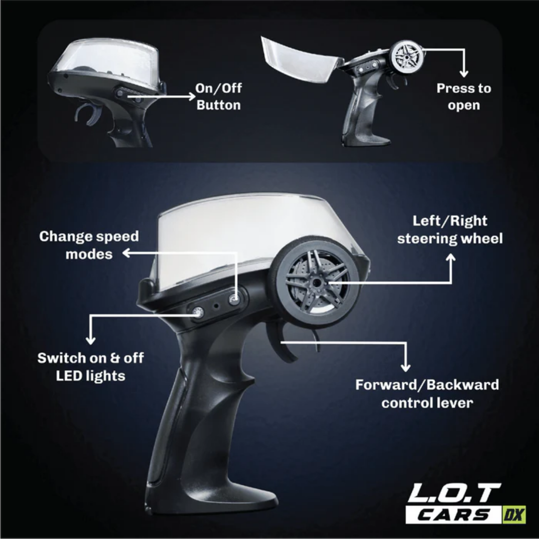 L.O.T Cars Dash - 1:64 Scale Mini RC Car
