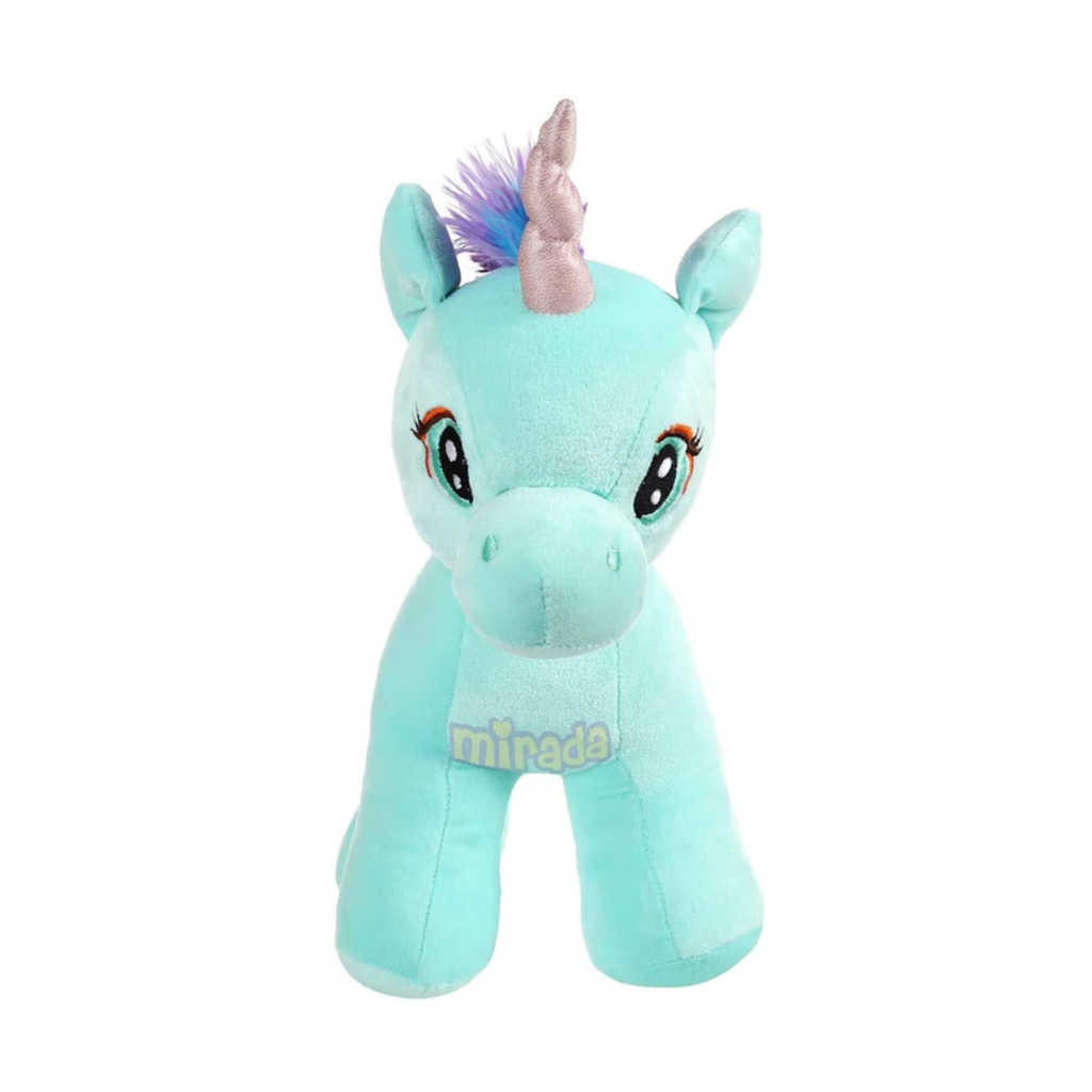 Mirada Standing Unicorn Toy - Cyan – 29cm