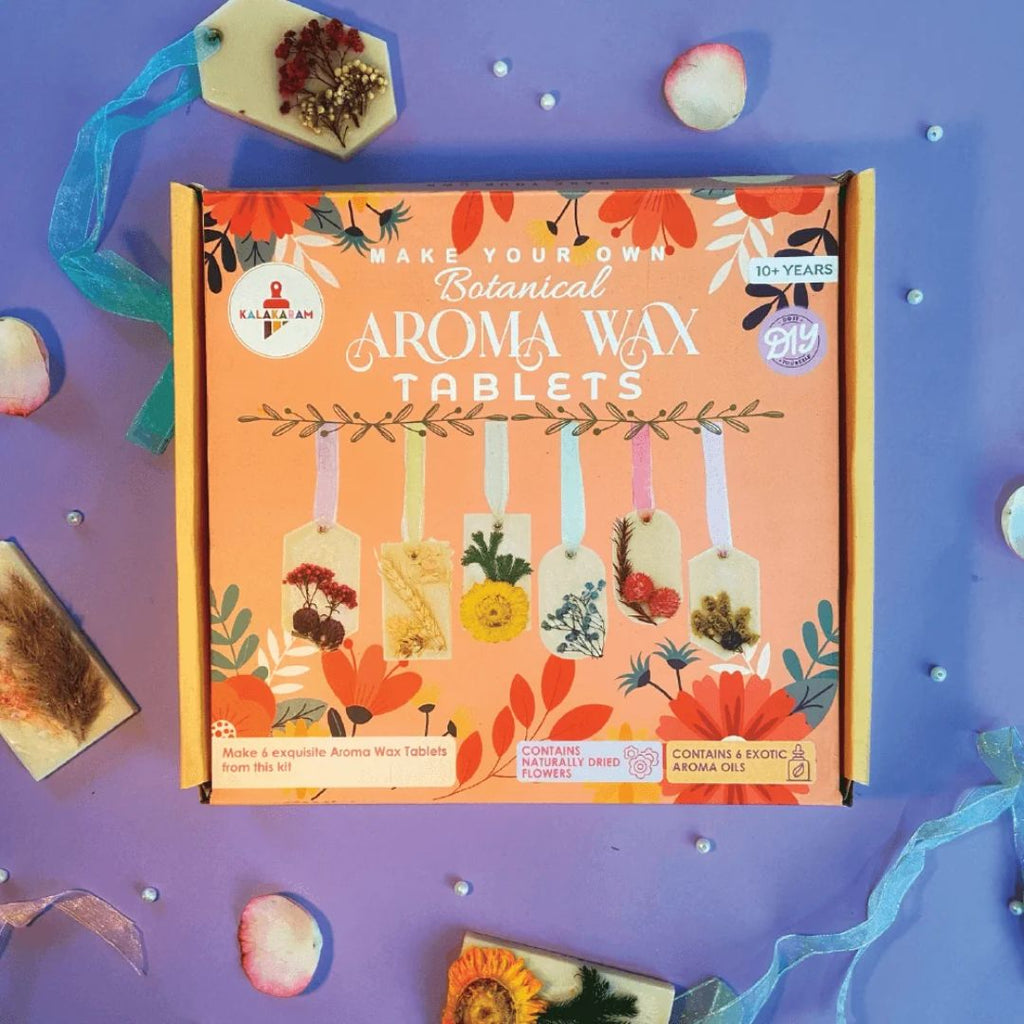 Botanical Aroma Wax Tablet Making Kit | Natural Scents | Home Fragrance | Age: 10-14 Years