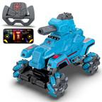 Mirana Drifter Tank Bullet Shooter 4WD 4x4 RC Car Toy for Kids - Remote & App Controlled Vehicle - 360 Rotation & Omnidirection Wheels - Type-C USB Rechargeable - for Boys & Girls 4+ Years