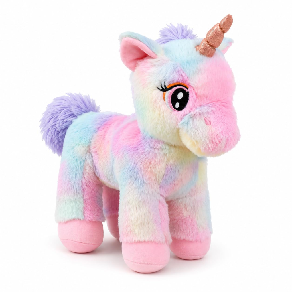 Mirada Enchanting Multicolor Unicorn Soft Toy – 32cm |