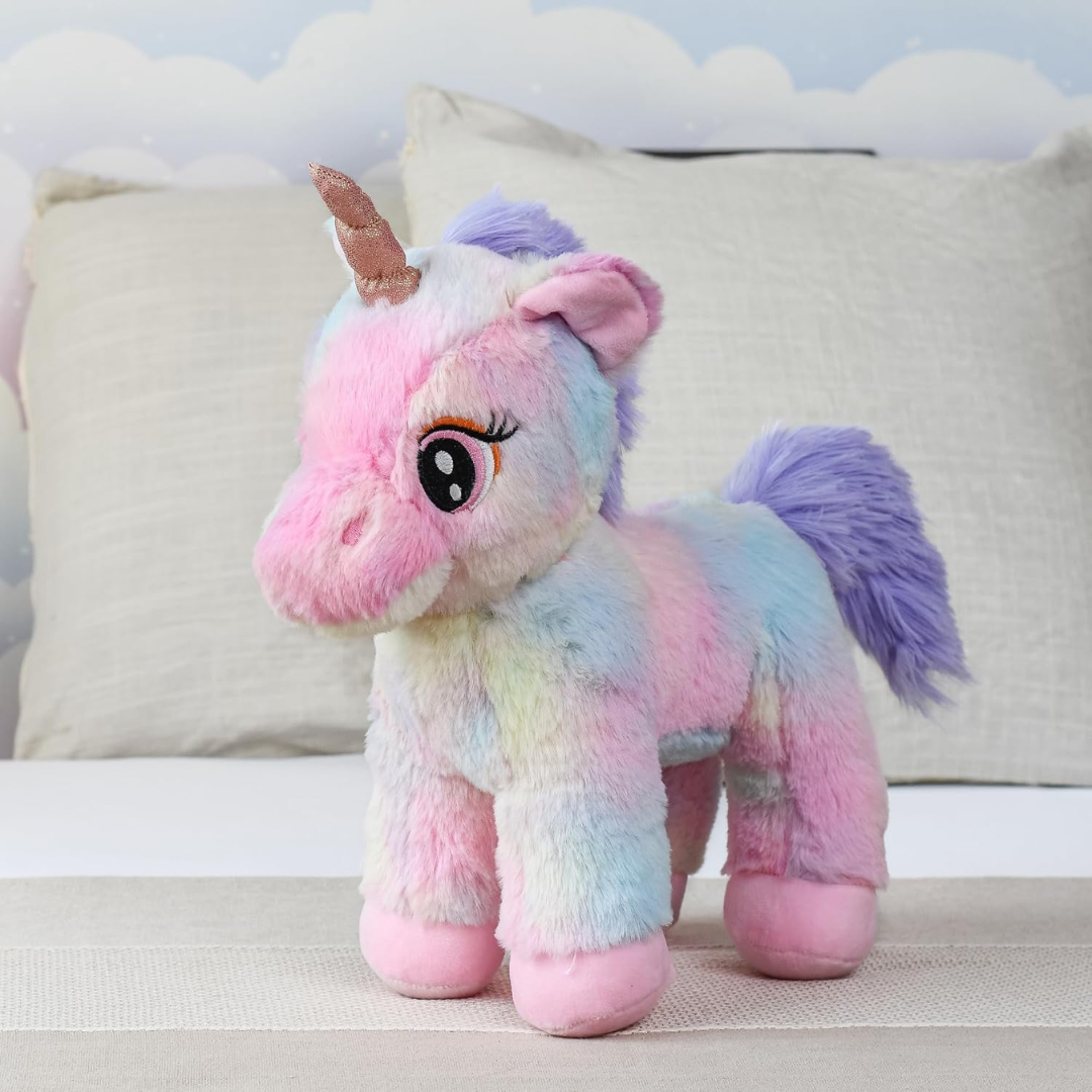 Mirada Enchanting Multicolor Unicorn Soft Toy – 32cm |