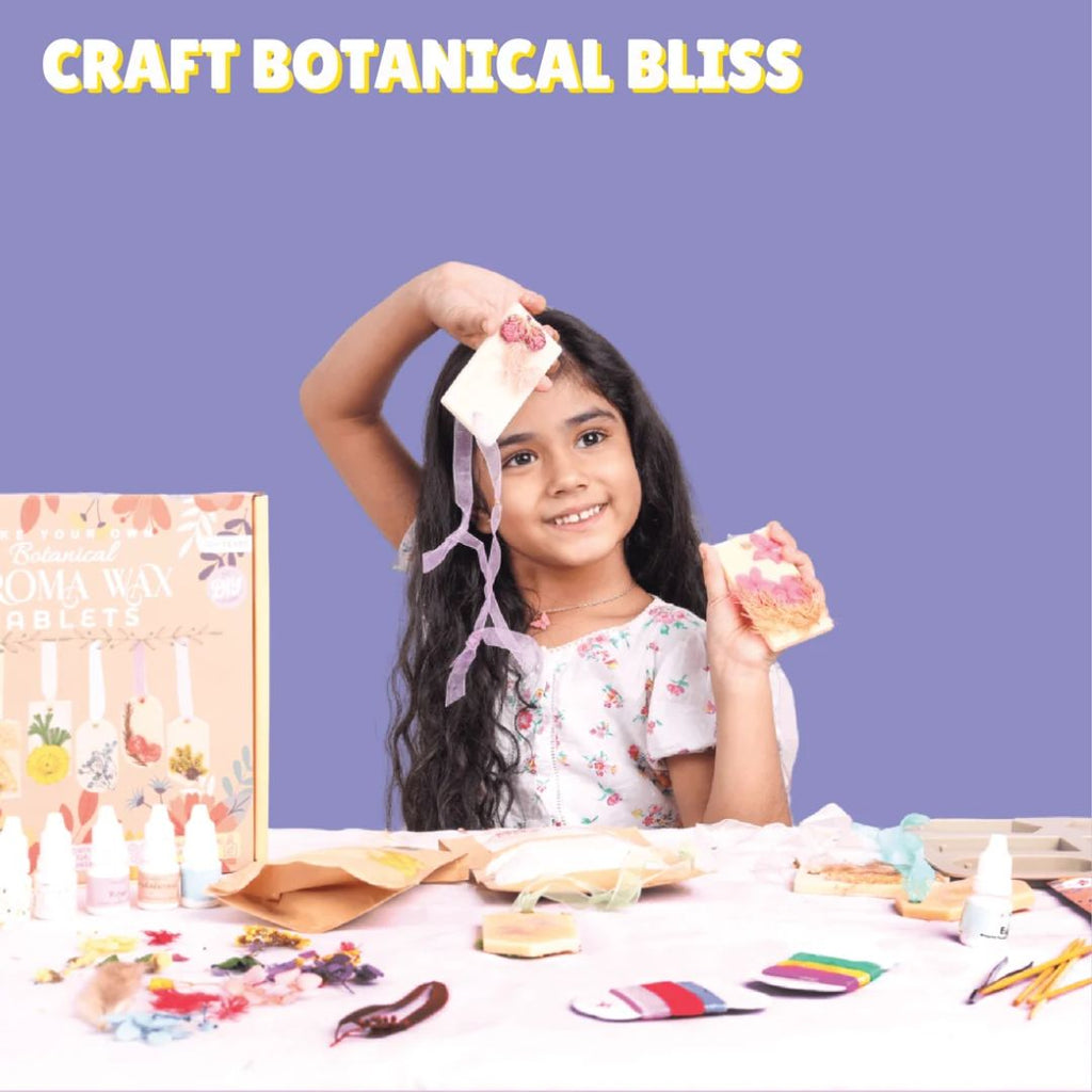 Botanical Aroma Wax Tablet Making Kit | Natural Scents | Home Fragrance | Age: 10-14 Years