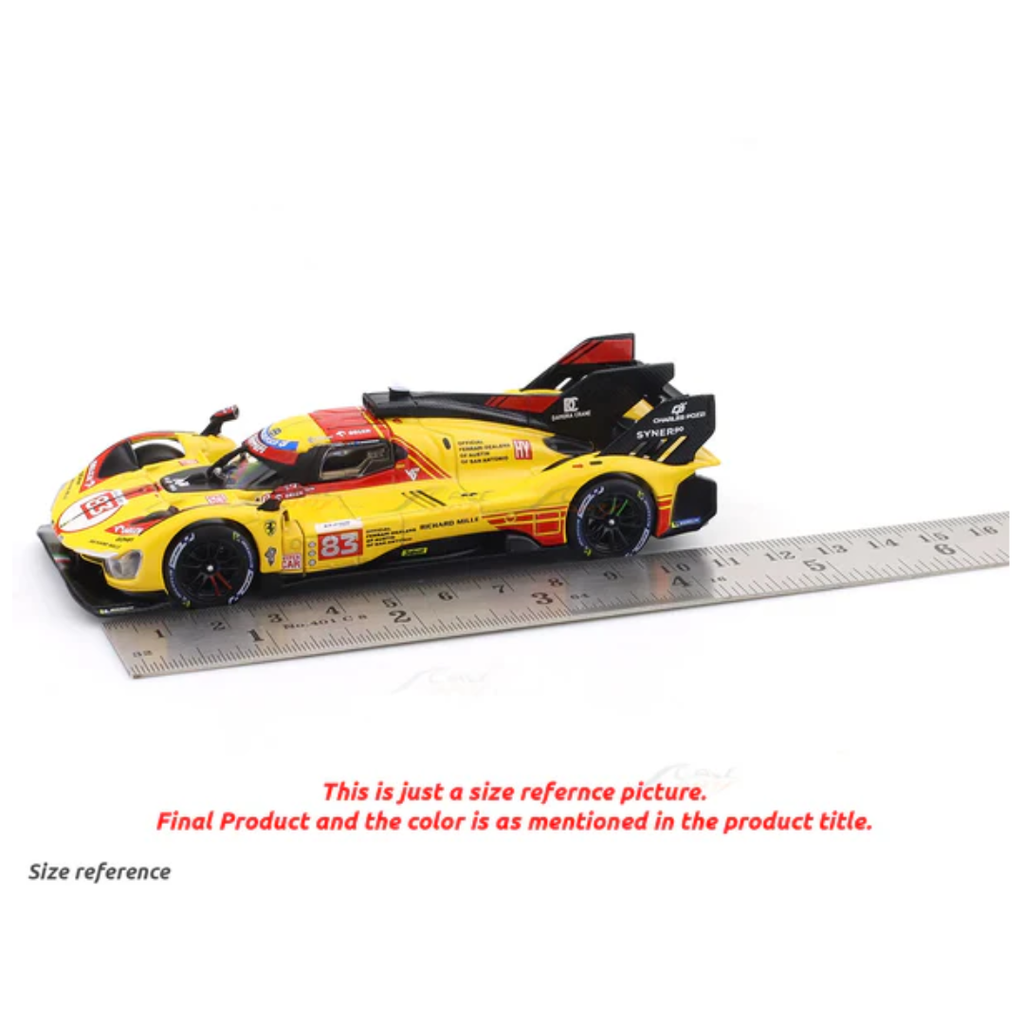 2025 Ferrari 499P No 51 3rd Place 24h Le Mans 1:43 Bburago Licensed Diecast Model Car | Ferrari Hypercar Collectible | Buy in India