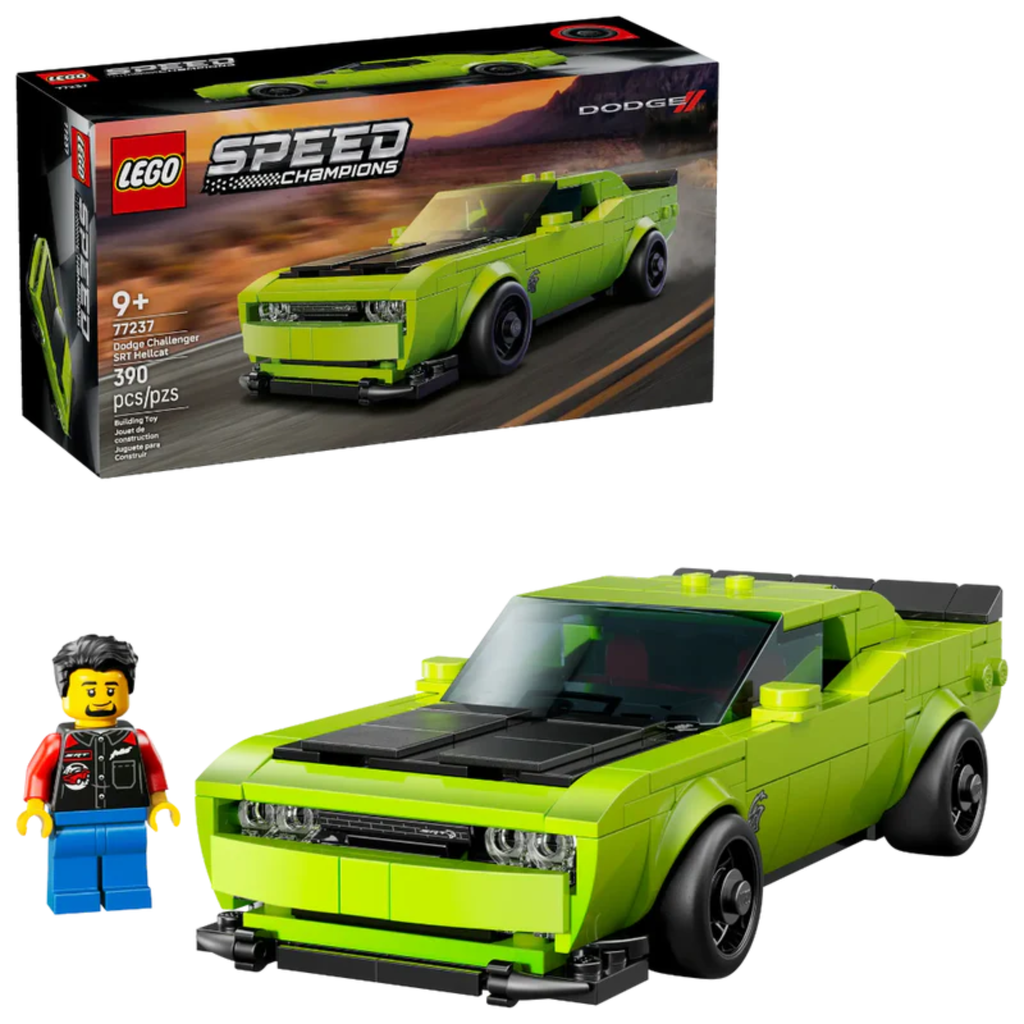 Lego 77237 Speed Champions Dodge Challenger SRT Hellcat Sports Car (390 Pieces)