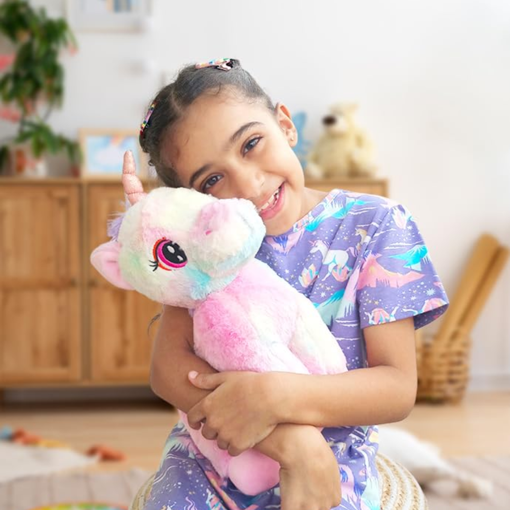 Mirada Enchanting Multicolor Unicorn Soft Toy – 32cm |