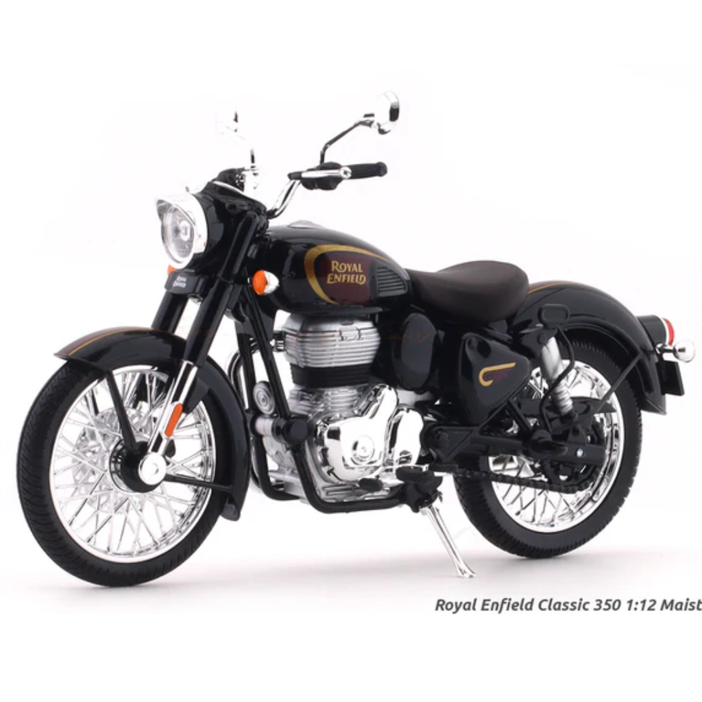 Royal Enfield Classic 350 Halcoyn Black 1:12 Maisto licensed diecast scale model bike collectible