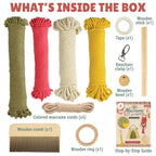 Macrame for Beginners Activity Kit | Easy Learning | Boho Crafts | Age: 9-12 Years