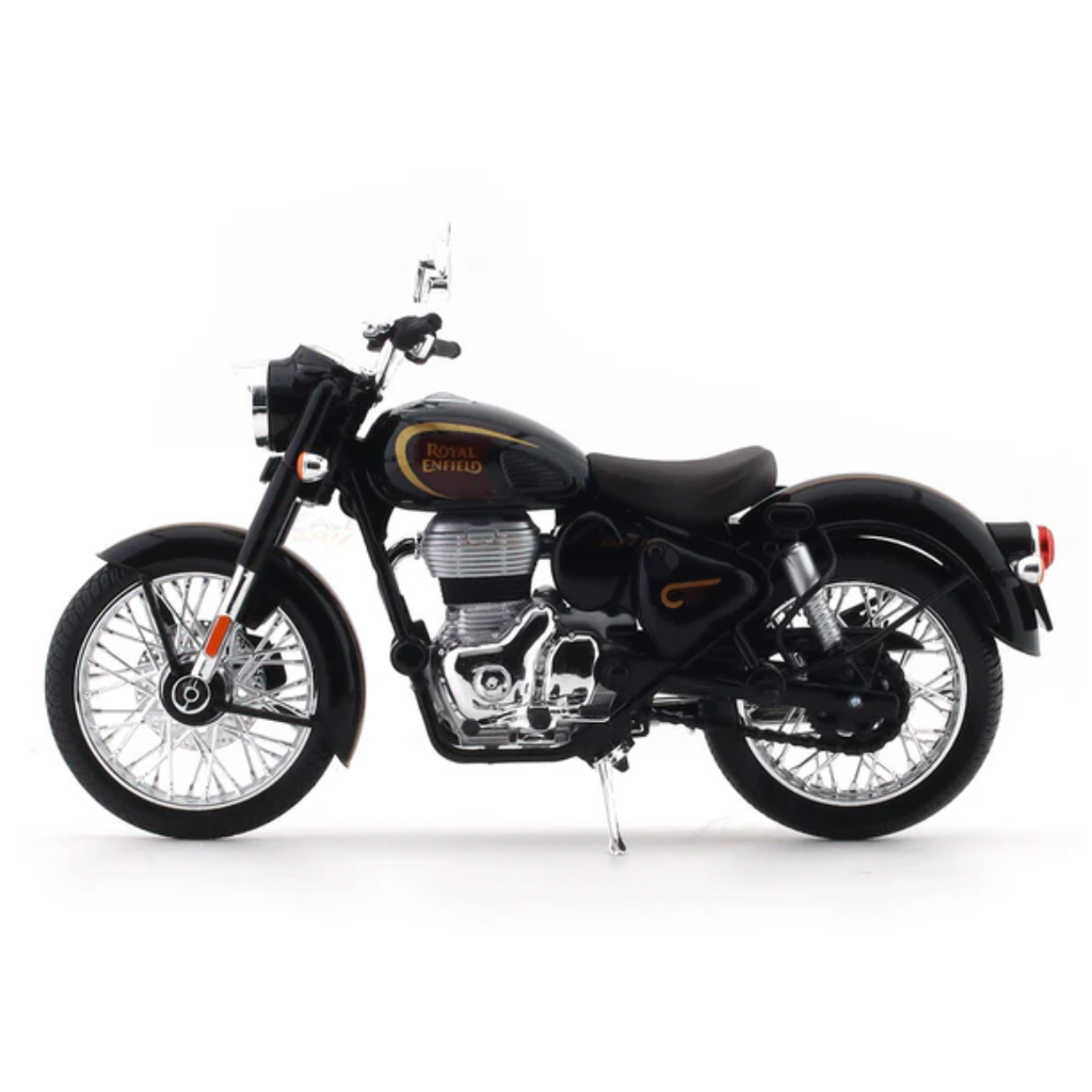 Royal Enfield Classic 350 Halcoyn Black 1:12 Maisto licensed diecast scale model bike collectible