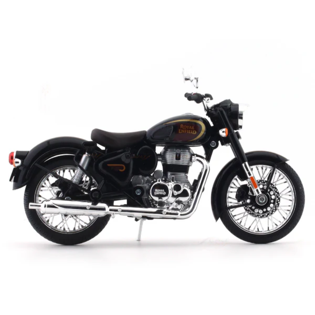 Royal Enfield Classic 350 Halcoyn Black 1:12 Maisto licensed diecast scale model bike collectible