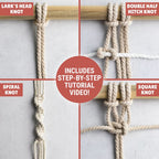 Macrame for Beginners Activity Kit | Easy Learning | Boho Crafts | Age: 9-12 Years