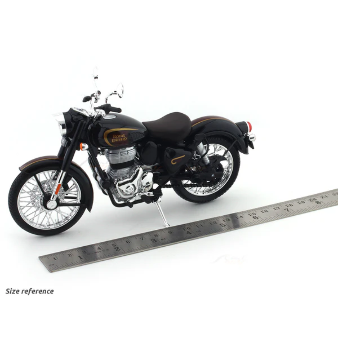 Royal Enfield Classic 350 Halcoyn Black 1:12 Maisto licensed diecast scale model bike collectible