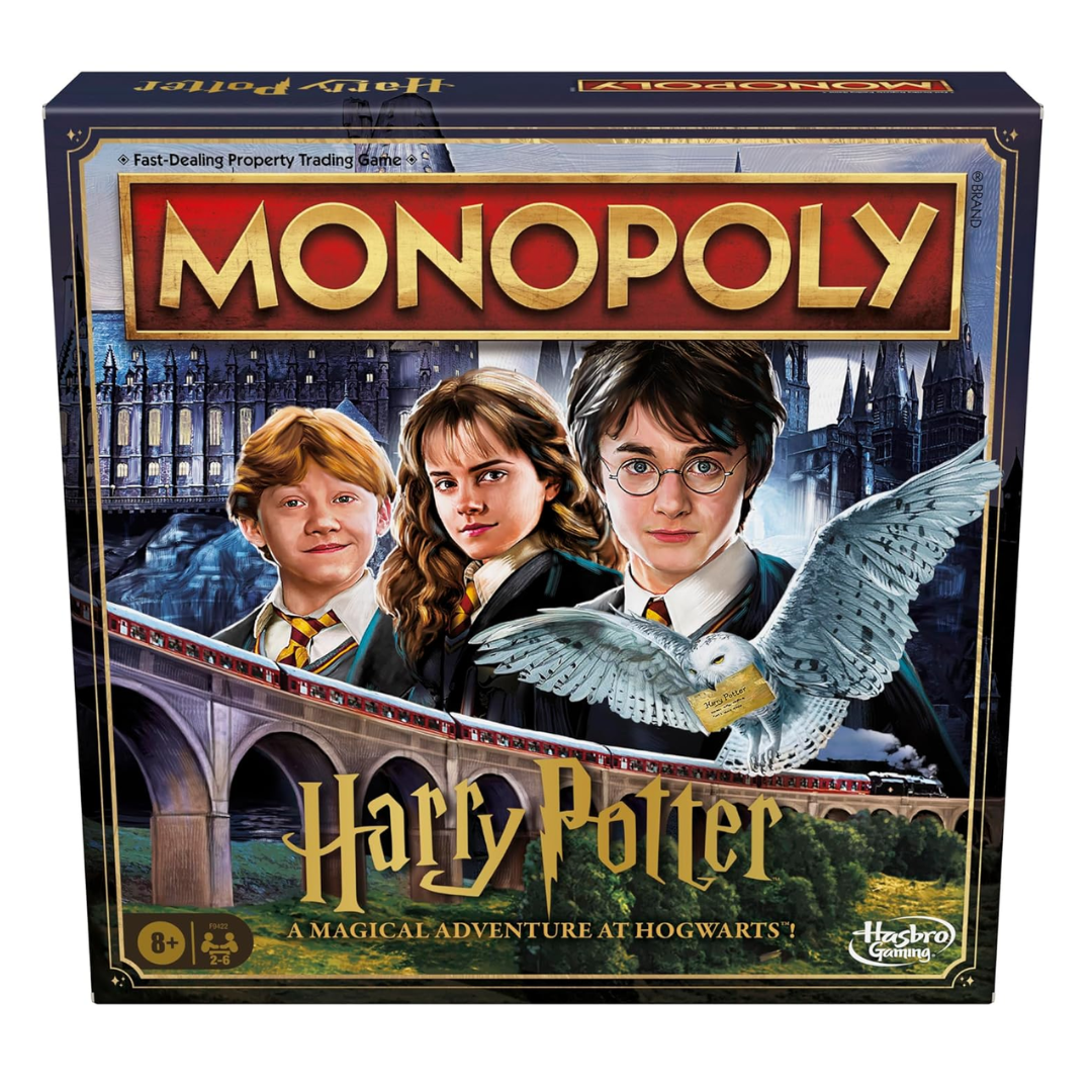 Monopoly Harry Potter Edition Board Game | A Magical Adventure at Hogwarts | Ages 8 and Up | 2 to 6 Players | Family Games | Gifts for Kids and Adults