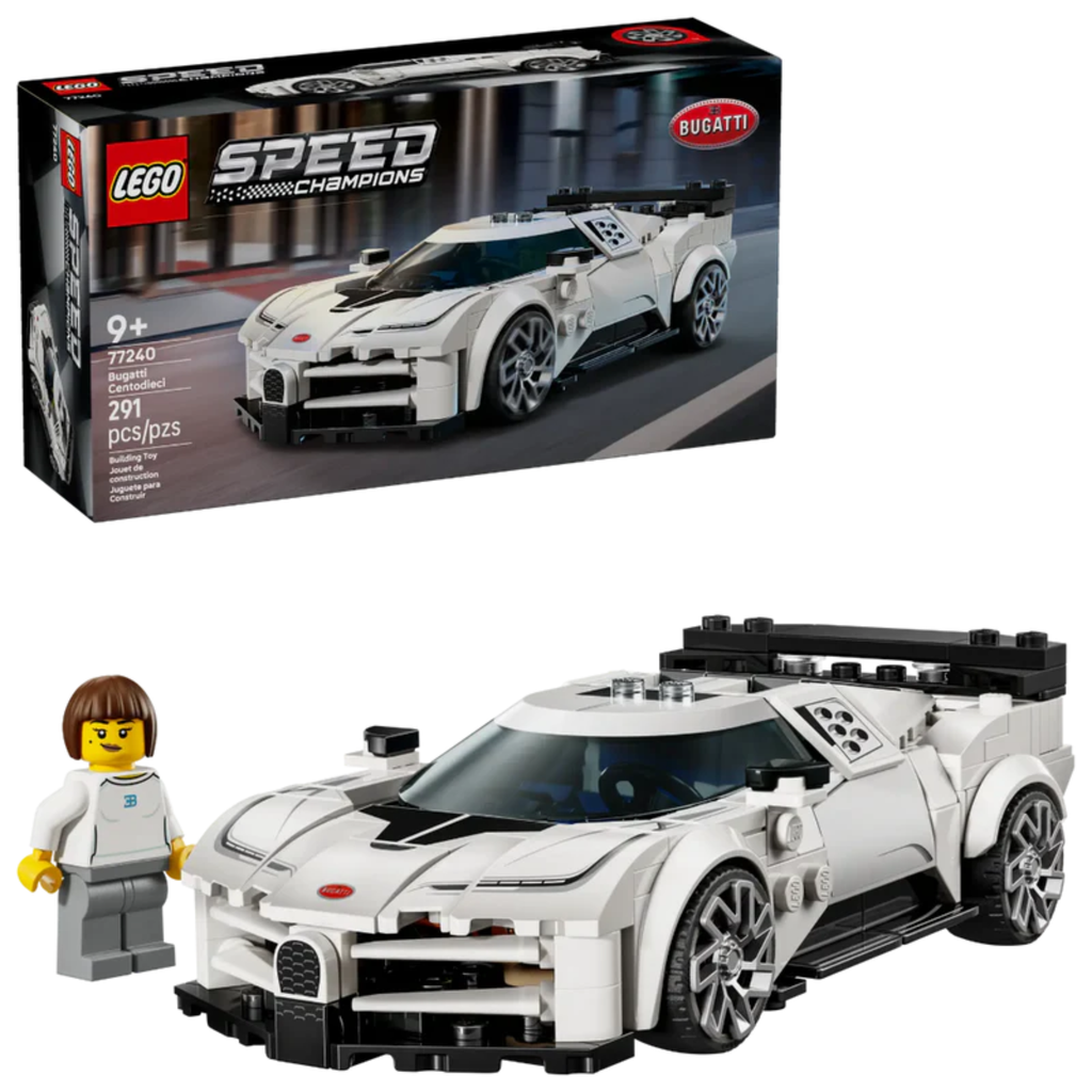 Lego 77240 Speed Champions Bugatti Centodieci Hyper Sports Car (291 Pieces)
