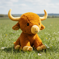 Mirada Highland Cow Plush Toy – 23cm