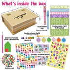 Trinket Box Decorating Kit | Painting & Daimond Art | Creative Activity Set | Age: 6-14 Years