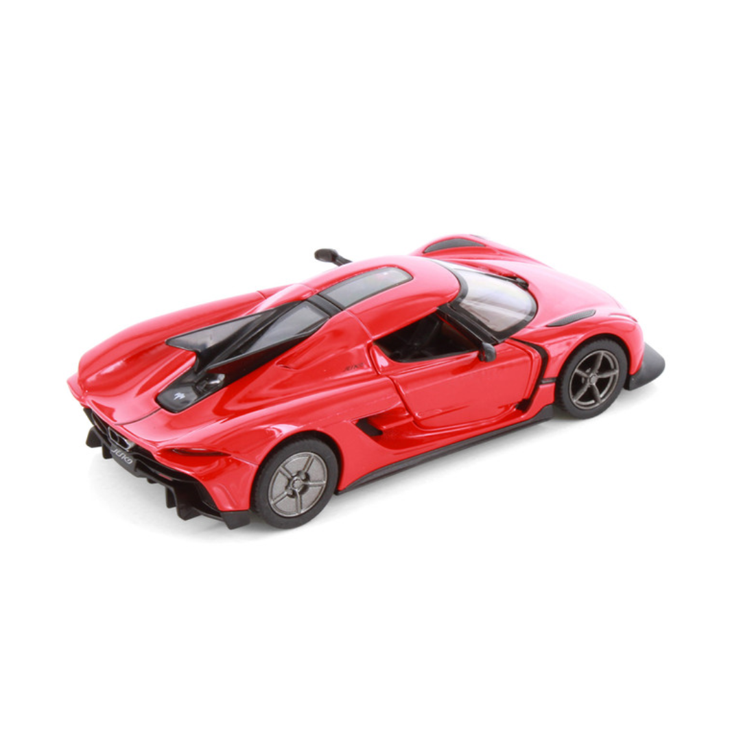 Koenigsegg Jesko Absolut 1:36 Kinsmart | 5'' Die Cast Metal, Doors Openable, Pull Back Action |