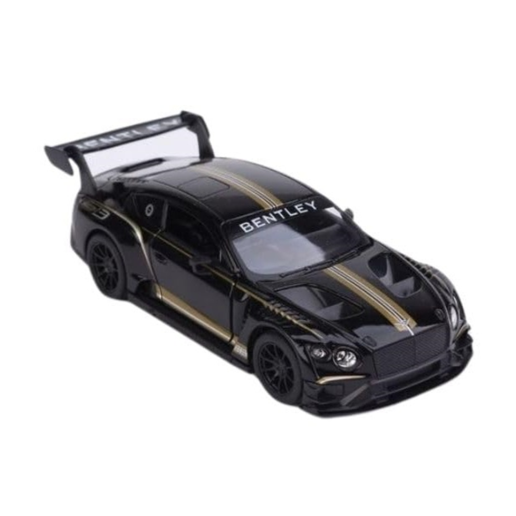 Bentley Continental GT3 1:36 Kinsmart | 5'' Die Cast Metal, Doors Openable, Pull Back Action | 1:36