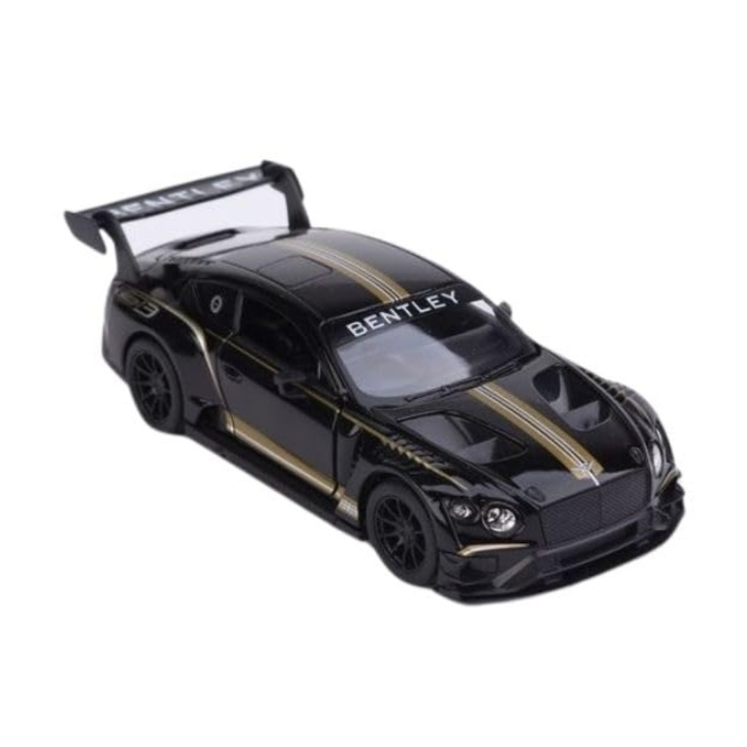 Bentley Continental GT3 1:36 Kinsmart | 5'' Die Cast Metal, Doors Openable, Pull Back Action | 1:36