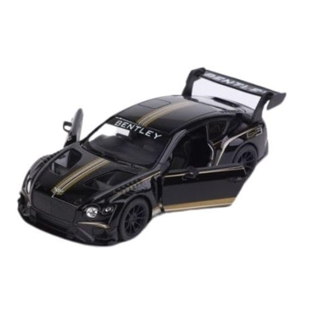 Bentley Continental GT3 1:36 Kinsmart | 5'' Die Cast Metal, Doors Openable, Pull Back Action | 1:36