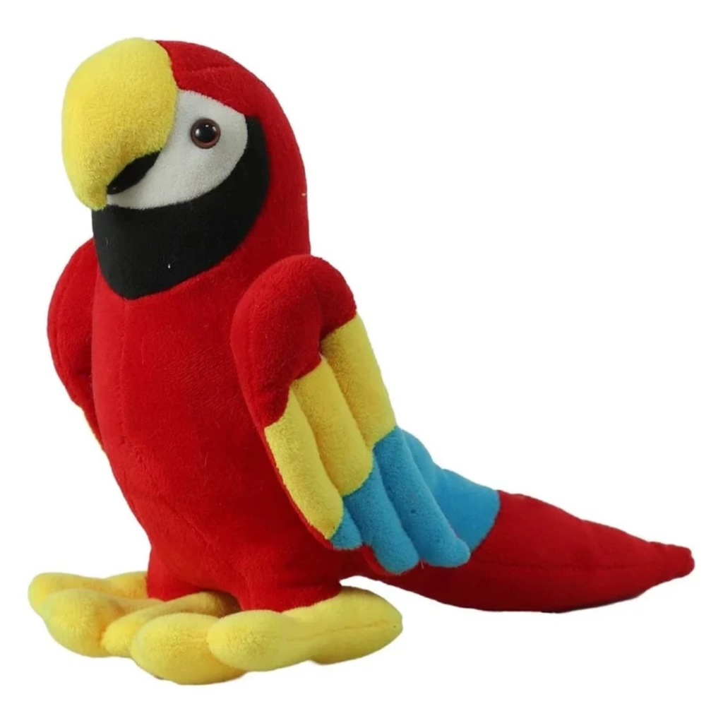 Mirada 21cm Parrot Soft Toy - Red