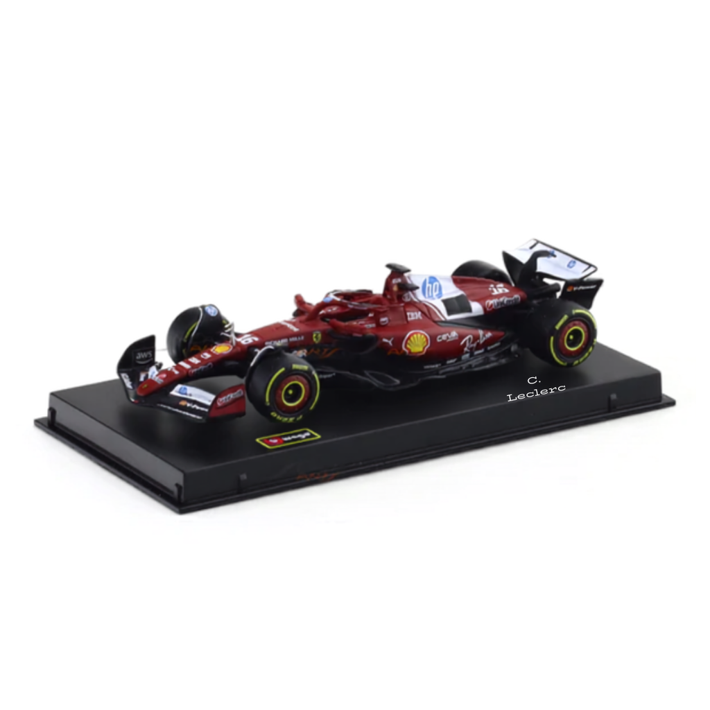 2025 Ferrari SF-25 Charles Leclerc Australia GP 1:43 Bburago licensed Formula 1 diecast scale model