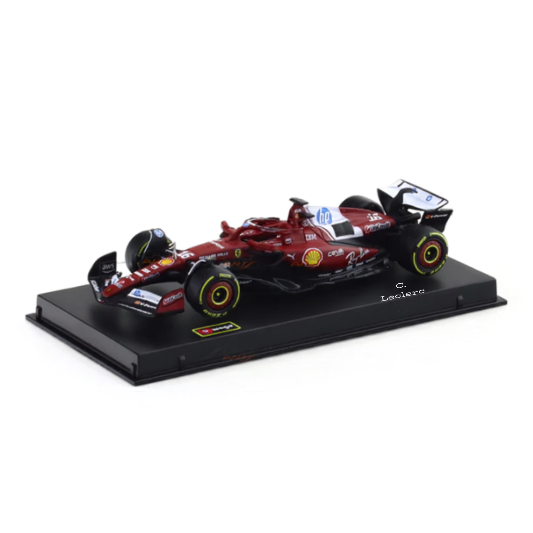 2025 Ferrari SF-25 Charles Leclerc Australia GP 1:43 Bburago licensed Formula 1 diecast scale model