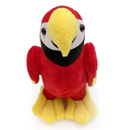 Mirada 21cm Parrot Soft Toy - Red