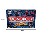 Monopoly Marvel Spider-Man Edition Board Game, Play as a Spider Hero, Fun Game for Kids Ages 8 and Up, Strategy Game for 2-6 Players