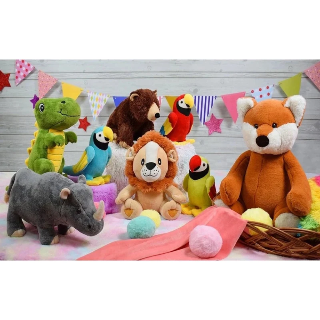 Mirada 21cm Parrot Soft Toy - Red