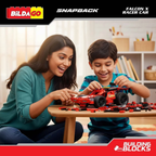 Bildago Snapback Racers - Falcon X - Pull back Racer Car (191 PCS)