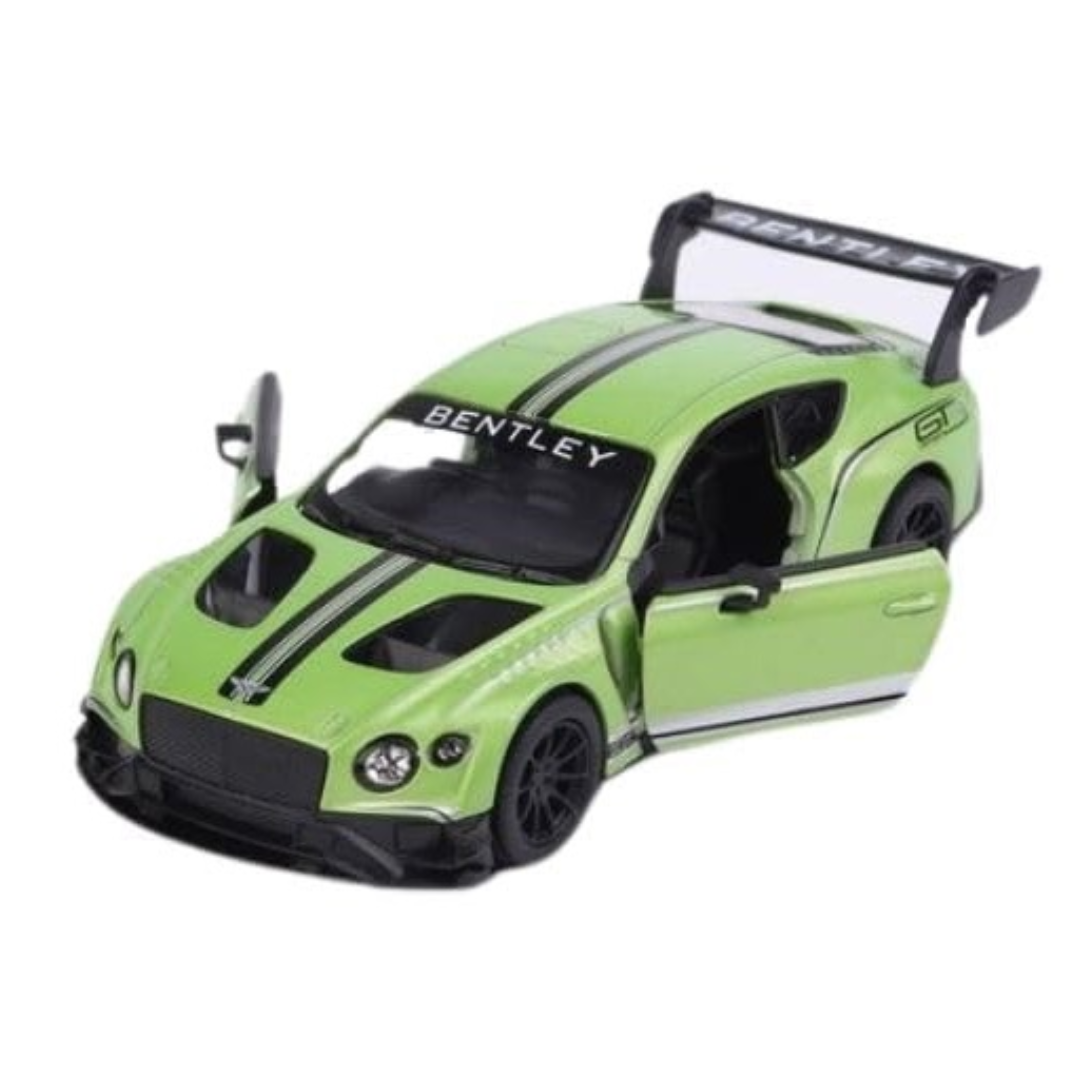 Bentley Continental GT3 1:36 Kinsmart | 5'' Die Cast Metal, Doors Openable, Pull Back Action |