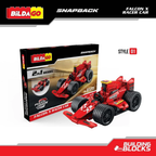 Bildago Snapback Racers - Falcon X - Pull back Racer Car (191 PCS)