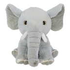 Mirada 45 cm Elephant with Glitter Eye Soft Toy - Grey